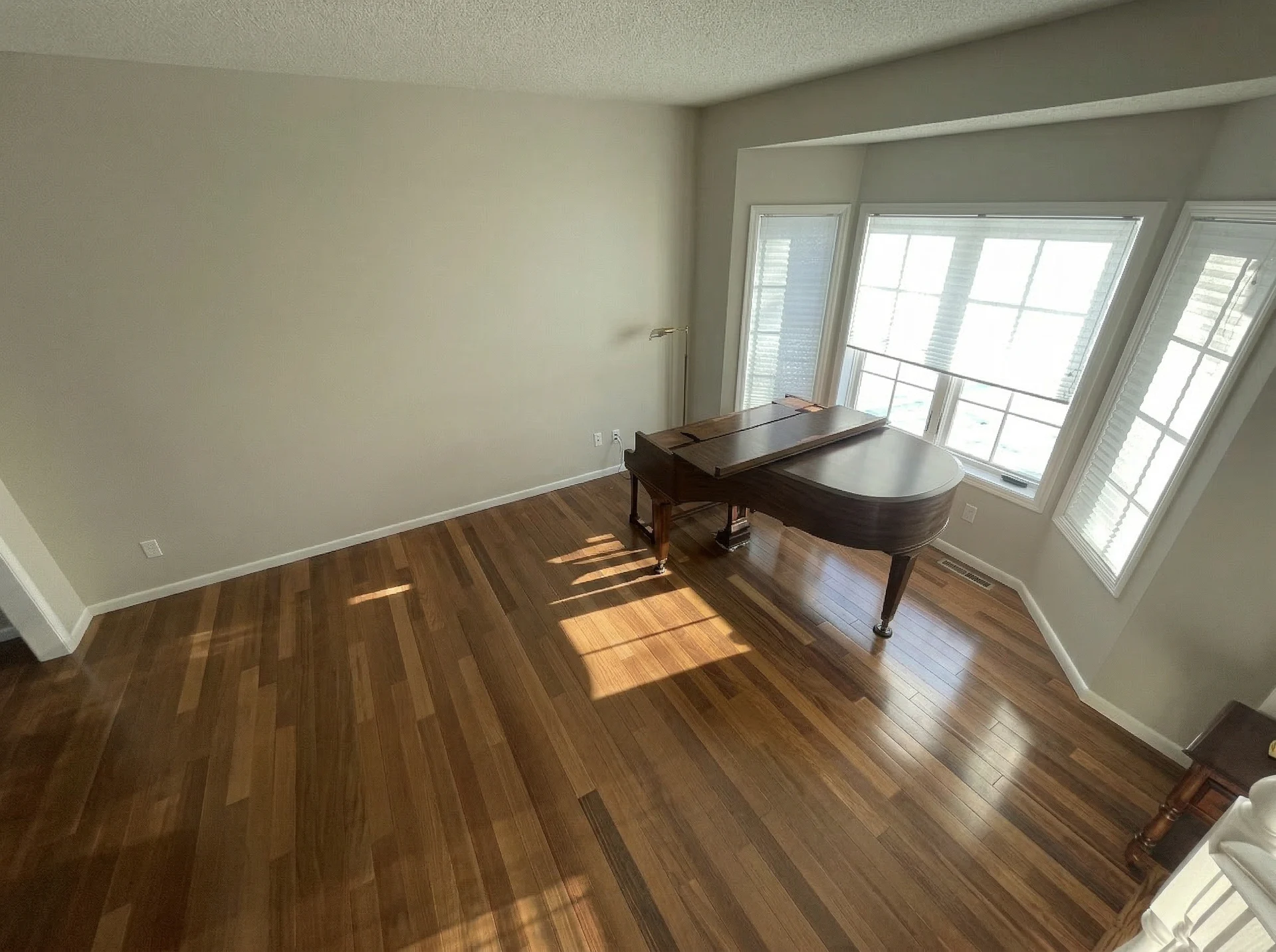 Piano Room lighting before